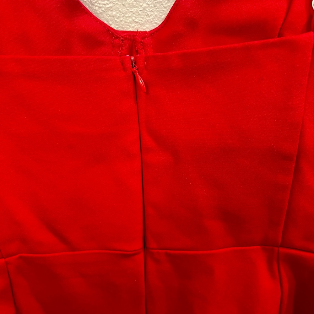 Princess Polly Red Novella Bustier Mini Dress Size 12 - Picture 11 of 13